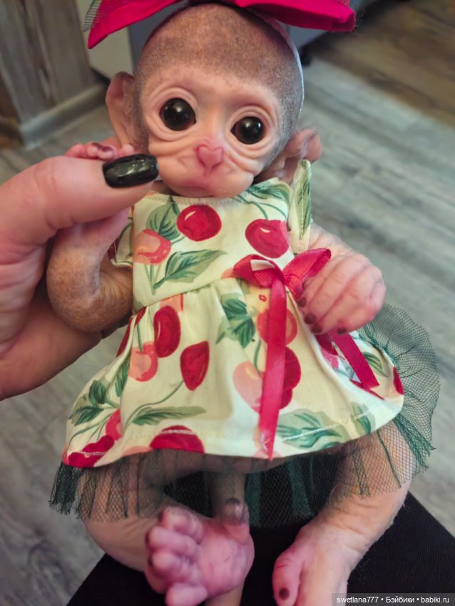 Силиконовая обезьянка — Куклы реборн (фото 7)