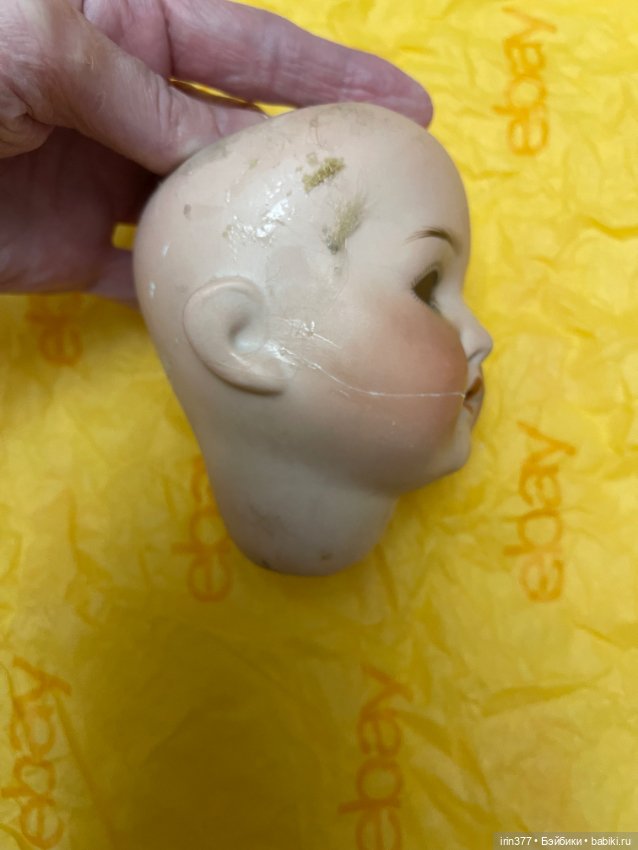 Антикварная фарфоровая голова Heubach Koppelsdorf 320 (фото 6)