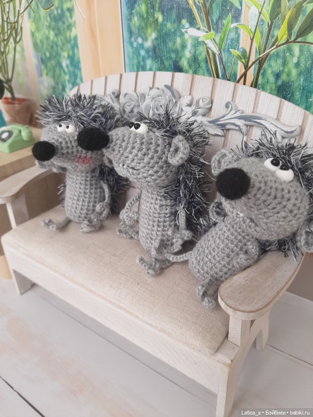 Ёжики — Авторские игрушки (фото 6)