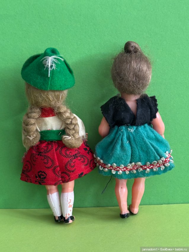 Итальянские куколки со спящими глазками, высота 11 см (фото 4)