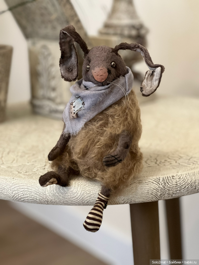 Заяц тедди — Авторские игрушки (фото 2)