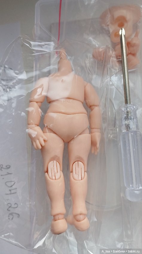 Шарнирное тело для малышей Барби/чиби и проч (фото 2)