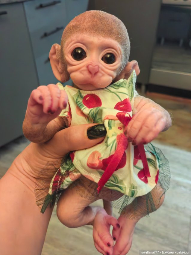 Силиконовая обезьянка — Куклы реборн (фото 8)