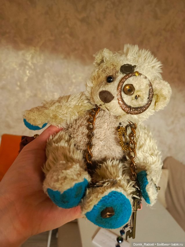 Мишка техно - Ангел — Авторские игрушки (фото 3)