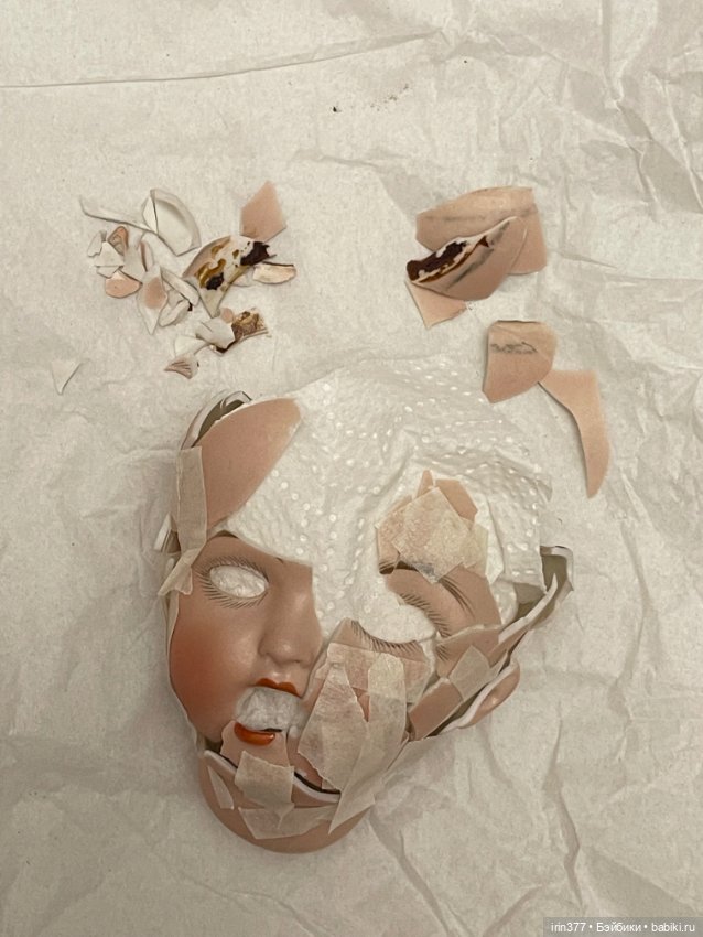 Антикварная разбитая голова Kammer Reinhardt SH 29