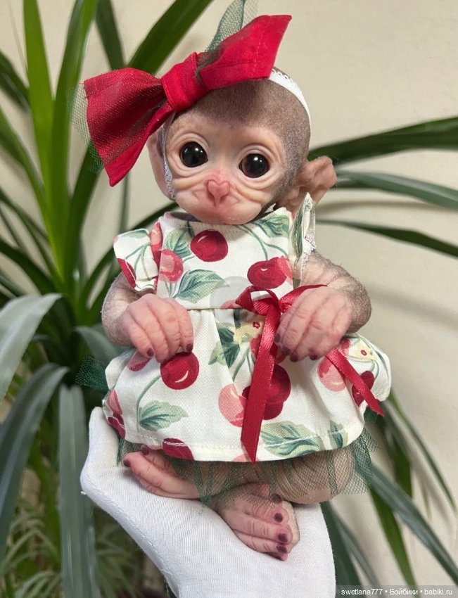 Силиконовая обезьянка — Куклы реборн (фото 5)