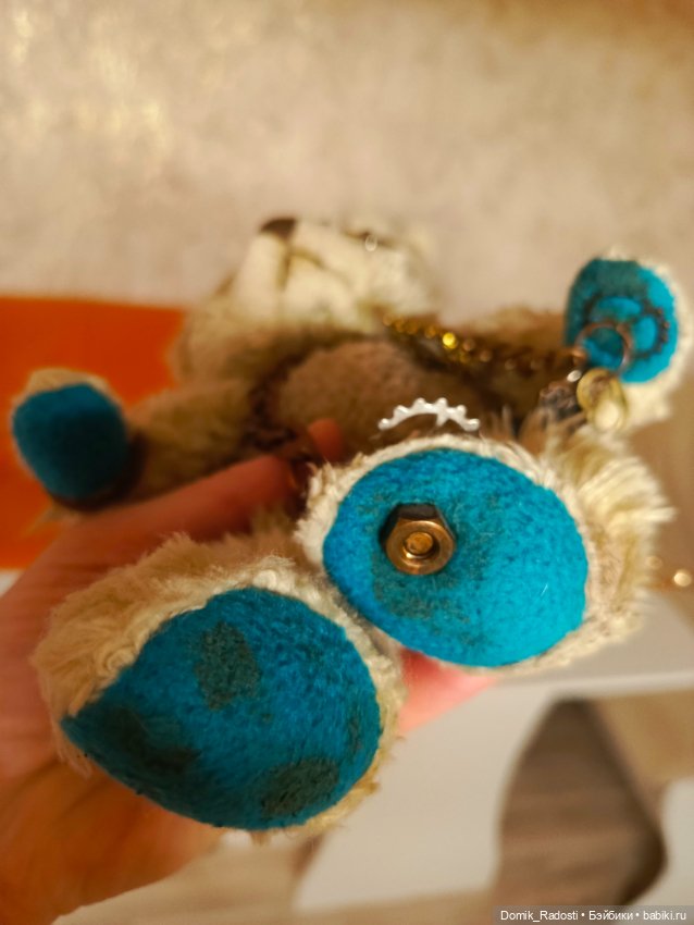 Мишка техно - Ангел — Авторские игрушки (фото 8)