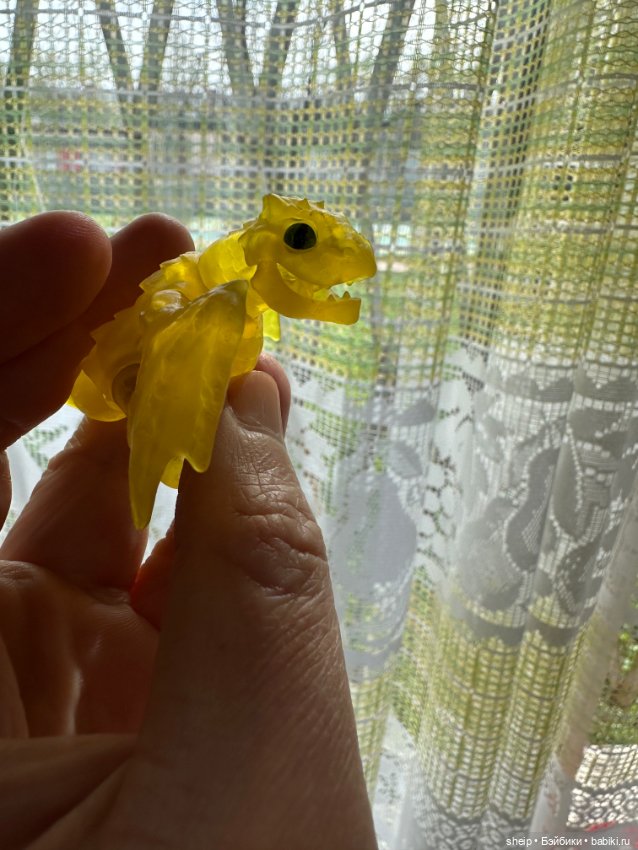 Infantem дракон от Аленки Амикус желтый (фото 4)