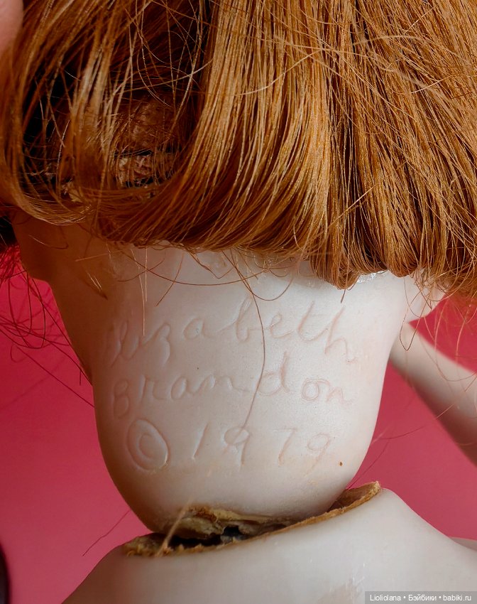 Под реставрацию редкая кукла от Elizabeth Brandon США 1979 год