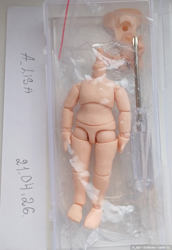 Шарнирное тело для малышей Барби/чиби и проч