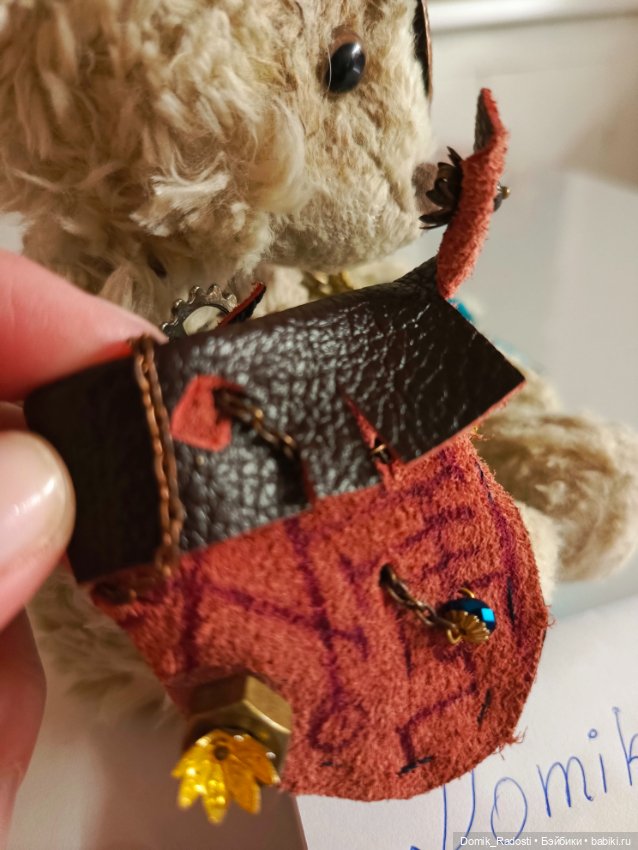 Мишка техно - Ангел — Авторские игрушки (фото 6)