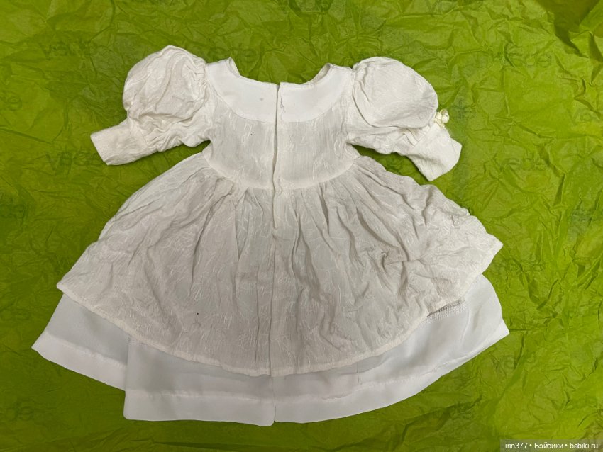 Платье для антикварной или винтажной куклы (фото 2)