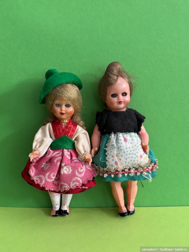 Итальянские куколки со спящими глазками, высота 11 см