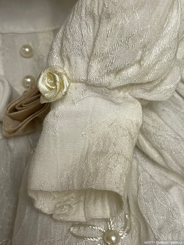 Платье для антикварной или винтажной куклы (фото 5)