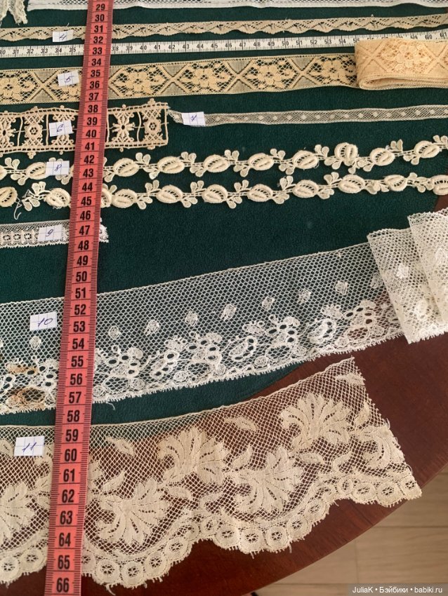 Лот антикварного и винтажного кружева (фото 5)