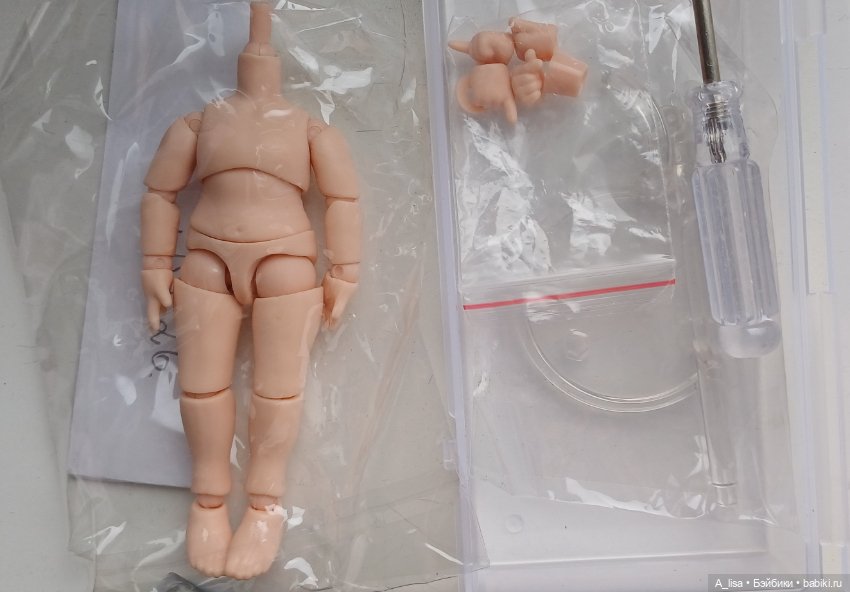 Шарнирное тело для малышей Барби/чиби и проч (фото 5)