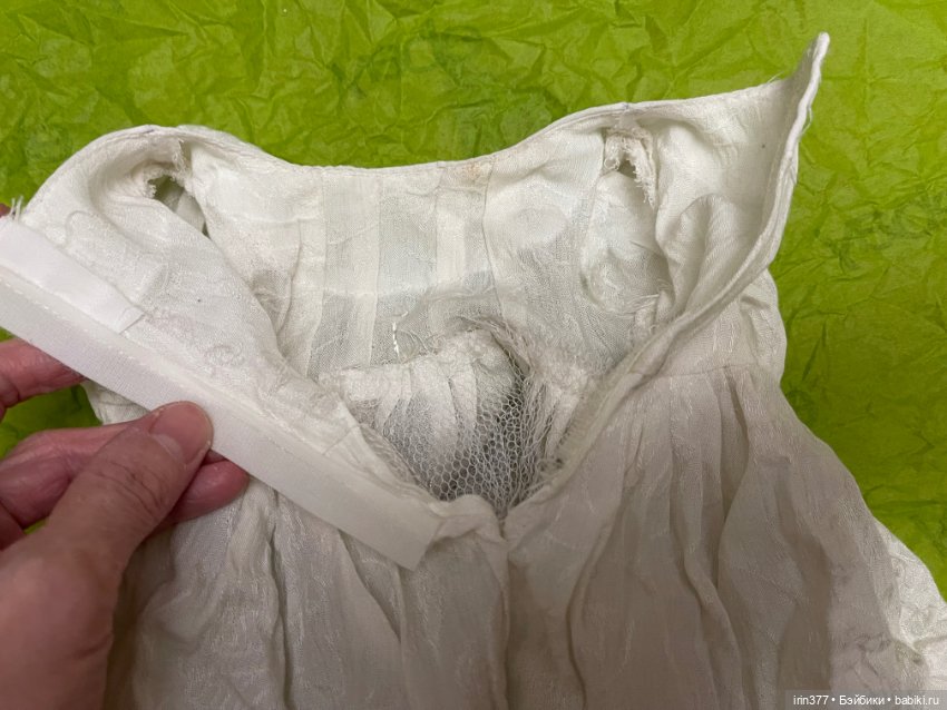 Платье для антикварной или винтажной куклы (фото 6)