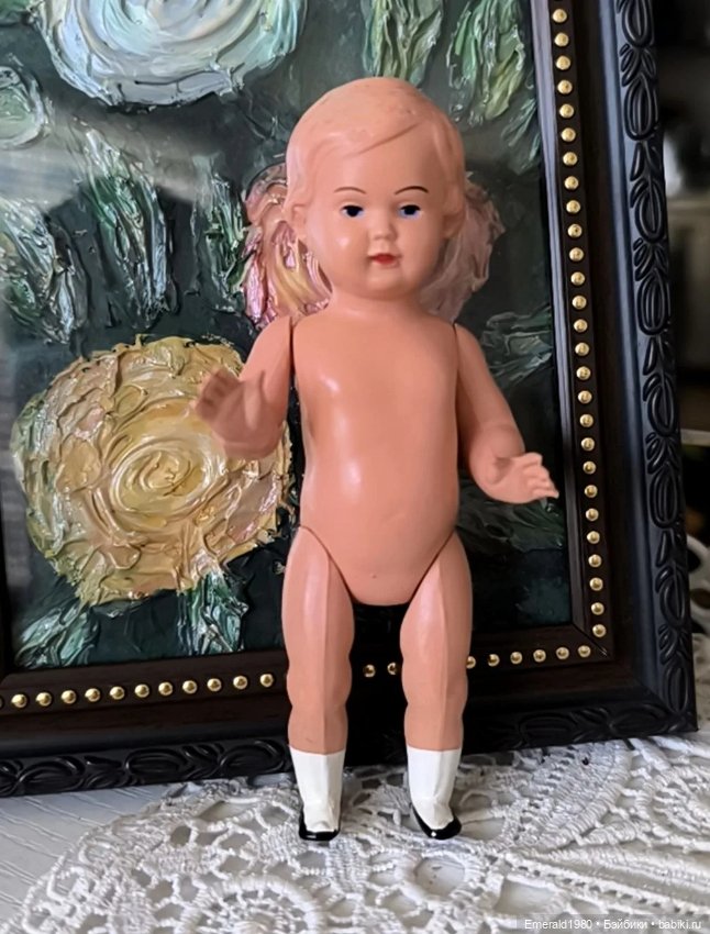 Куколка Schildkrot Германия целлулоиодная (фото 4)