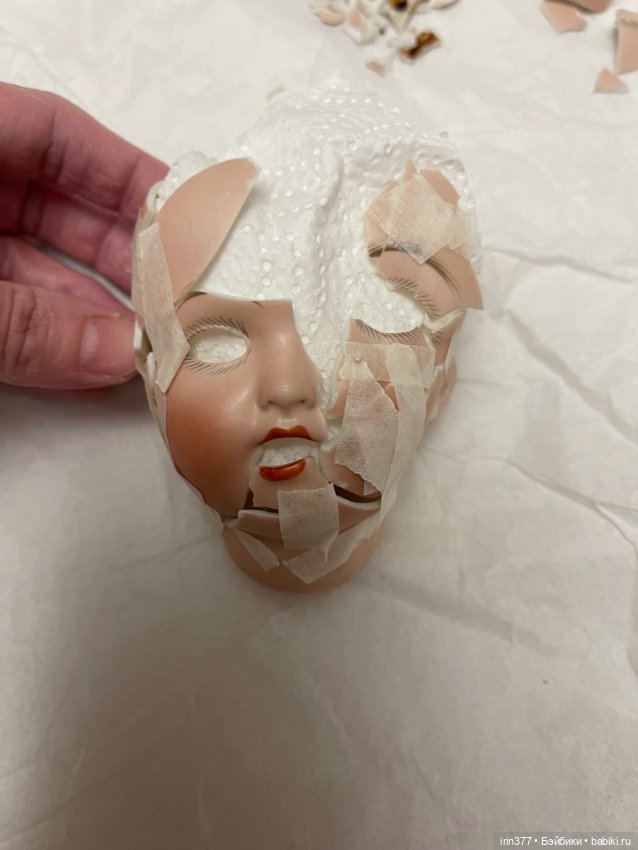 Антикварная разбитая голова Kammer Reinhardt SH 29 (фото 6)