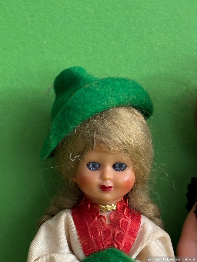 Итальянские куколки со спящими глазками, высота 11 см (фото 2)