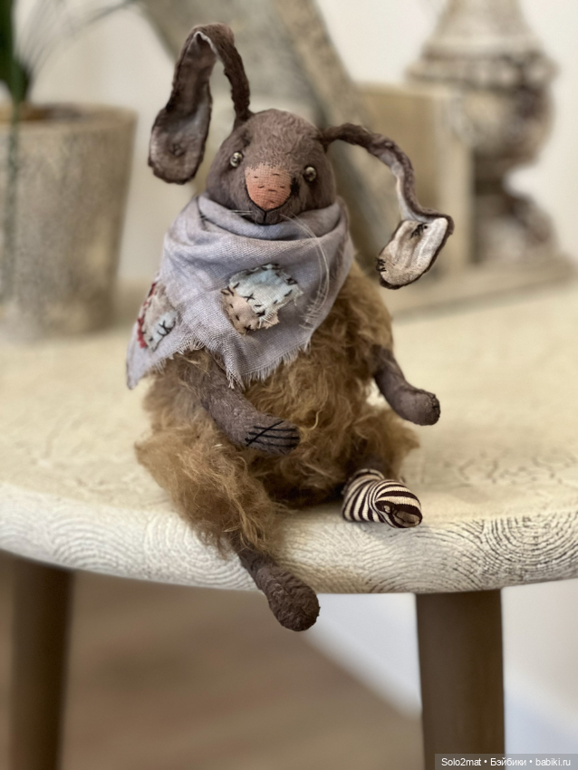 Заяц тедди — Авторские игрушки (фото 3)