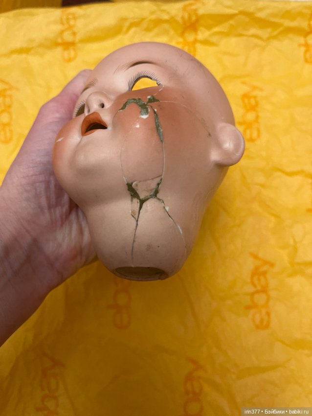 Антикварная фарфоровая голова Heubach Koppelsdorf 320 (фото 9)