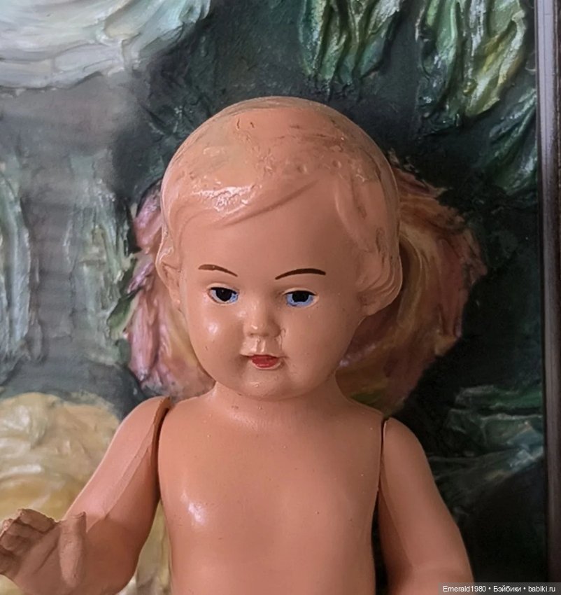 Куколка Schildkrot Германия целлулоиодная (фото 6)