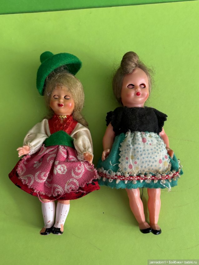 Итальянские куколки со спящими глазками, высота 11 см (фото 5)