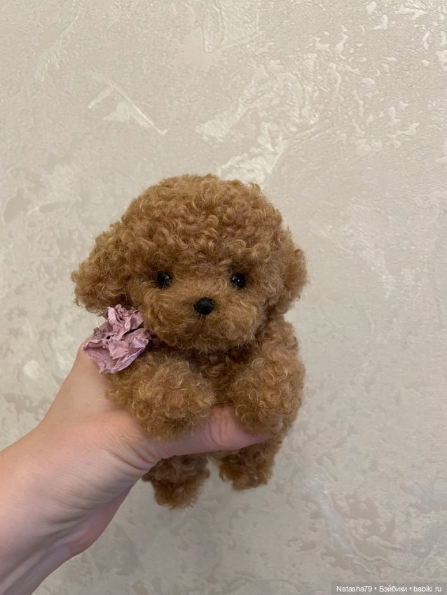 Щенки пуделя и болонки — Авторские игрушки (фото 6)