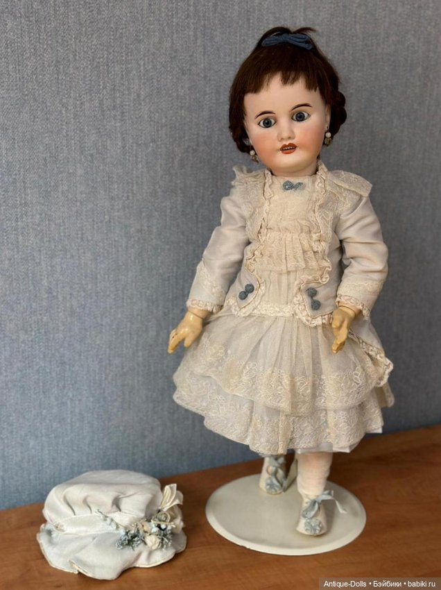 Mon Cheri L.P. Paris 10. Редкая французская антикварная кукла с механизмом ходьбы (фото 7)