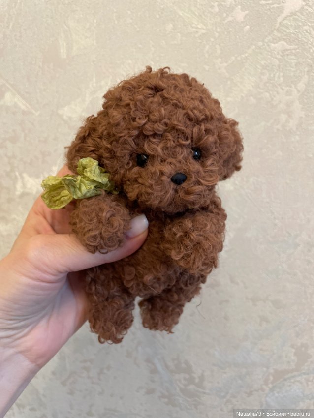 Щенки пуделя и болонки — Авторские игрушки (фото 7)
