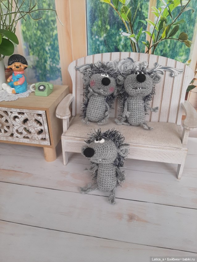 Ёжики — Авторские игрушки