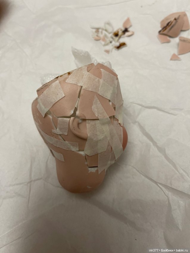 Антикварная разбитая голова Kammer Reinhardt SH 29 (фото 4)