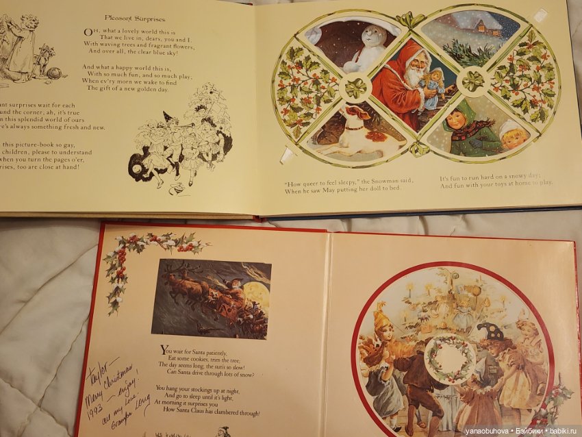 Винтажные интерактивные репро книги на тему Санта Клауса и Рождества (фото 2)