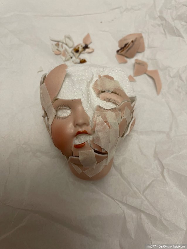 Антикварная разбитая голова Kammer Reinhardt SH 29 (фото 2)