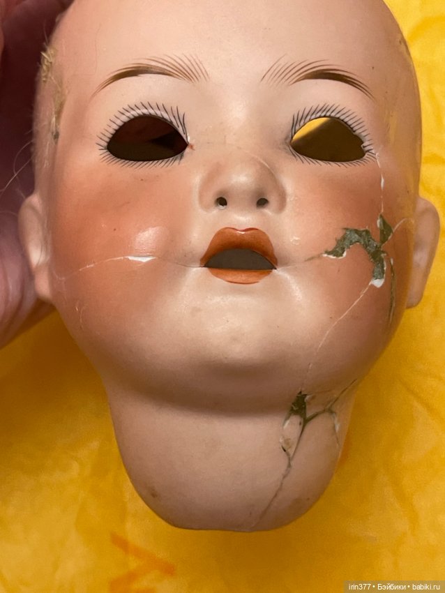 Антикварная фарфоровая голова Heubach Koppelsdorf 320 (фото 4)