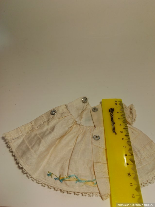 Платье на антикварную или винтажную куклу рост 18-20 см (фото 8)