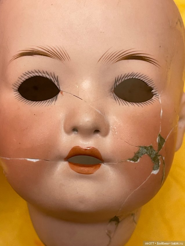 Антикварная фарфоровая голова Heubach Koppelsdorf 320 (фото 3)