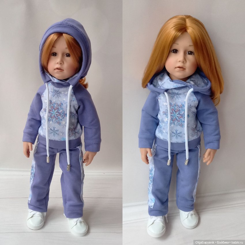 Костюмчики из футера — Одежда для кукол (фото 4)