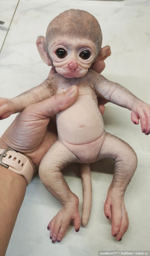 Силиконовая обезьянка — Куклы реборн (фото 4)