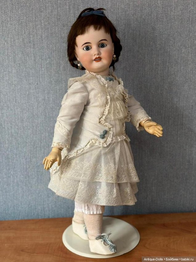 Mon Cheri L.P. Paris 10. Редкая французская антикварная кукла с механизмом ходьбы (фото 8)