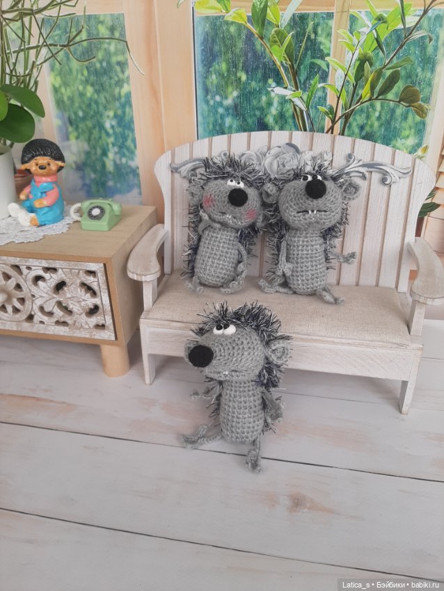 Ёжики — Авторские игрушки (фото 8)