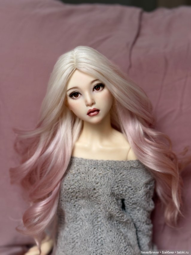 Парик 7’’-8’’ для msd — Парики для BJD (фото 8)