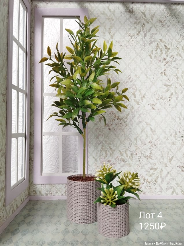 Комнатные растения для кукольного интерьера (фото 4)