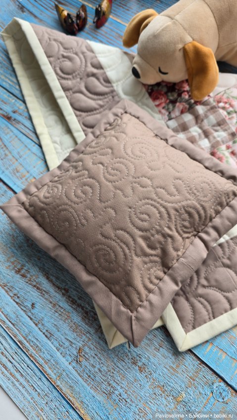 Лоскутный комплект для "Дивный сад" (фото 8)