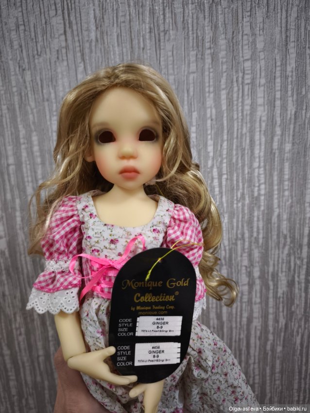 Парик Monique Gold 8-9 — Парики для BJD (фото 6)