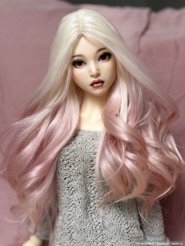 Парик 7’’-8’’ для msd — Парики для BJD (фото 4)