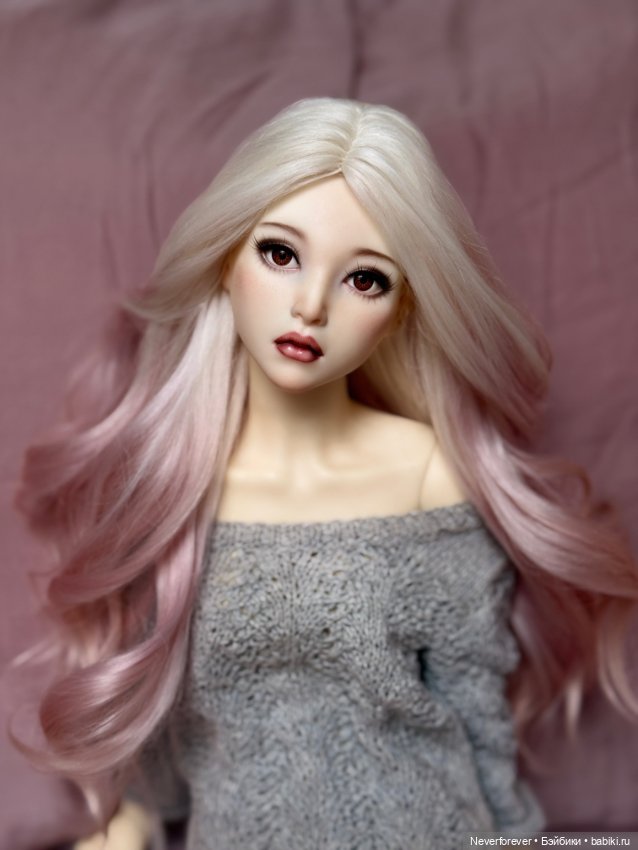 Парик 7’’-8’’ для msd — Парики для BJD (фото 2)