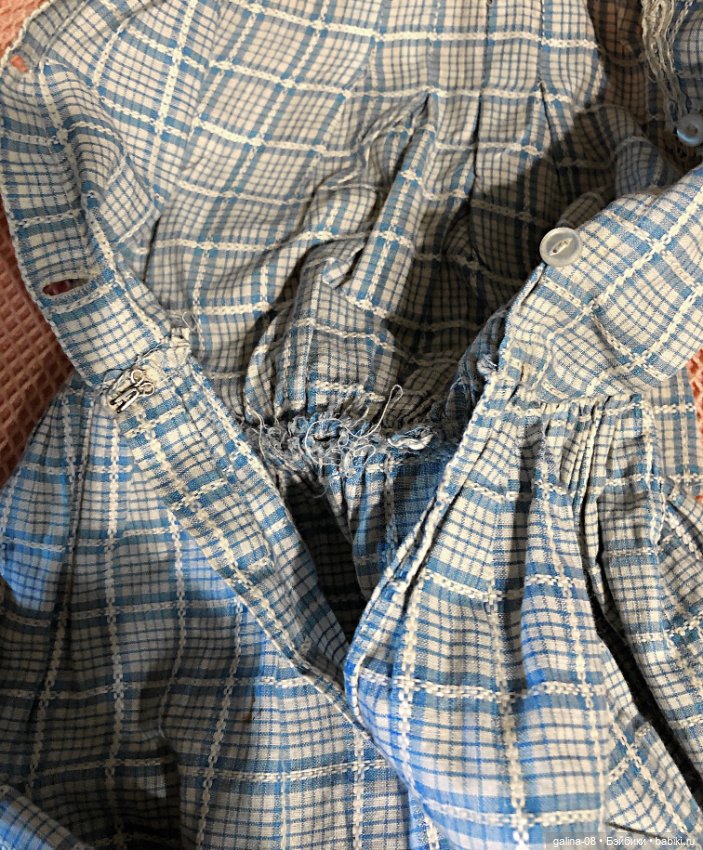 Антикварное кукольное платье (фото 5)