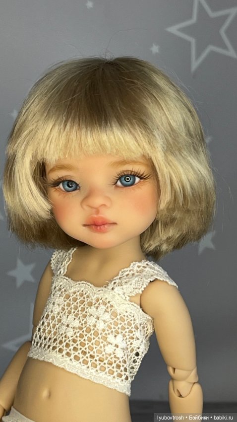 Парик каре натуральный 8/9 для Паола Рейна и аналогичных кукол (фото 3)